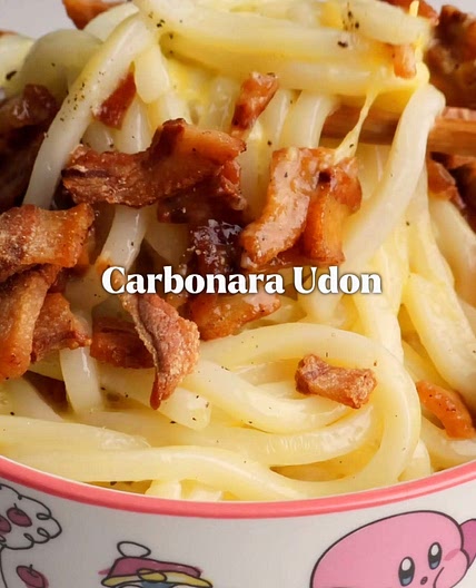Carbonara udon