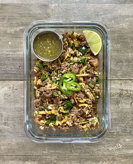 Salsa Verde Beef Bowls