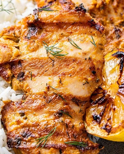 Grilled Tahini Chicken
