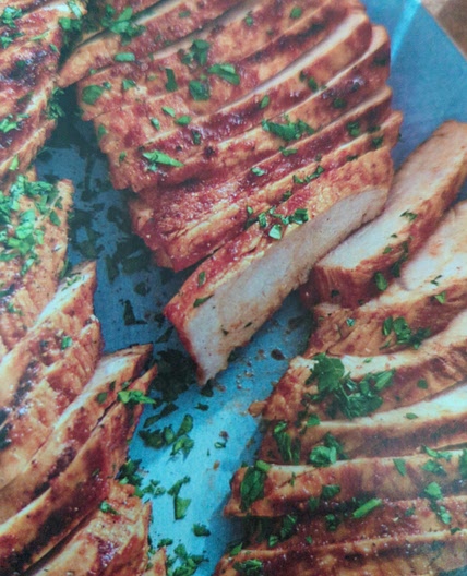 Grilled brown sugar-rubbed turkey tenderloin