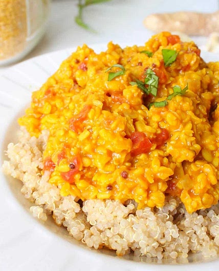 Yellow lentil dal
