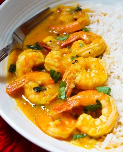 Coconut Shrimp Curry - Instant Pot / Pressure Cooker