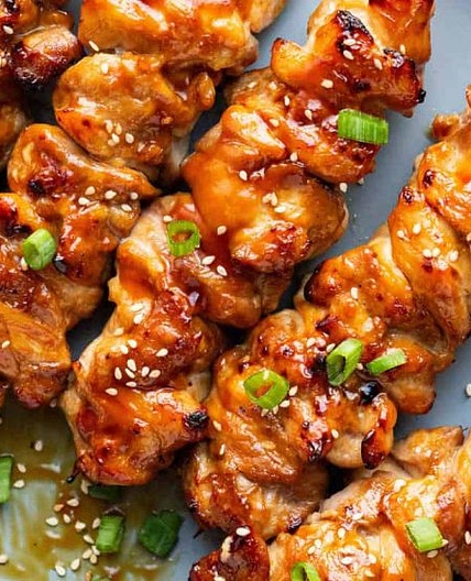 Air Fryer Chicken Kebabs - Cuisine.Easyketo4u.com