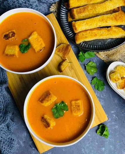 Instant Pot Tomato Shorba / Indian-style Tomato Soup