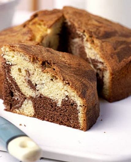 Chocolate marble cake