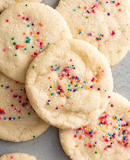 {3 Ingredient} Easy Sugar Cookies