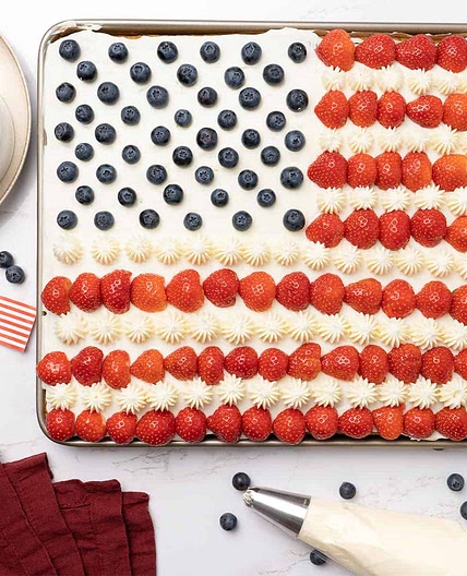 American Flag Cake