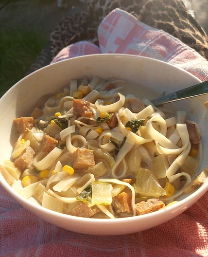 Coconut peanut ramen