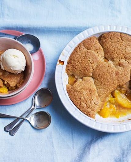 Peach cobbler