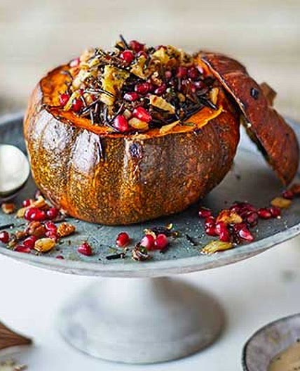 Stuffed pumpkin