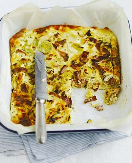Bacon & ricotta oven-baked frittata