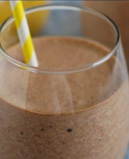 Mocha Banana Oatmeal Smoothie
