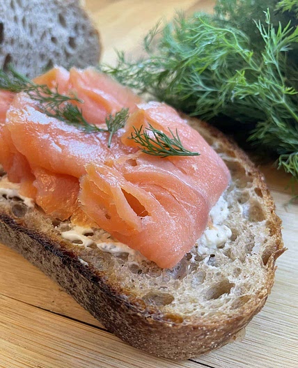 Smoked Salmon Toast
