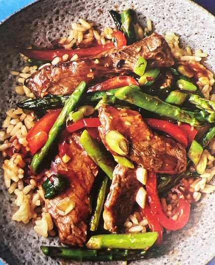 Steak and Asparagus Stir-Fry