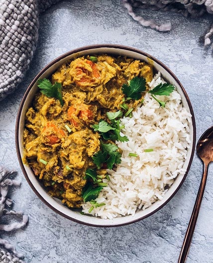 Crockpot Coconut Thai Curry Chicken