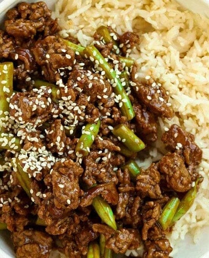Sticky Beef Mince Stir Fry