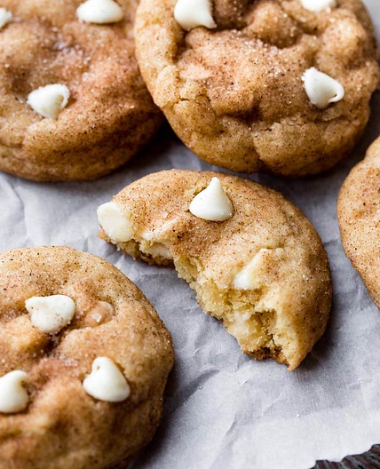 White Chocolate Chai Snickerdoodles