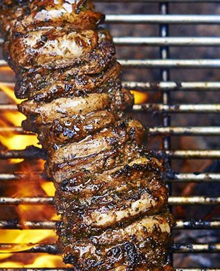 Greek chicken kebab