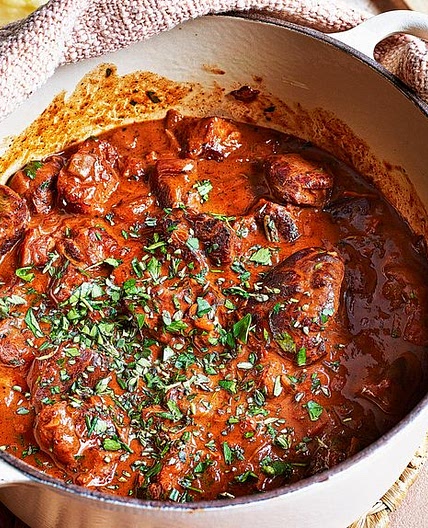 Beef and red wine stew