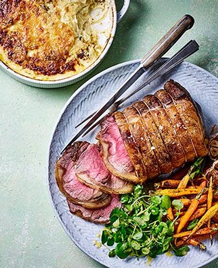 Roast beef sirloin & béarnaise dauphinoise