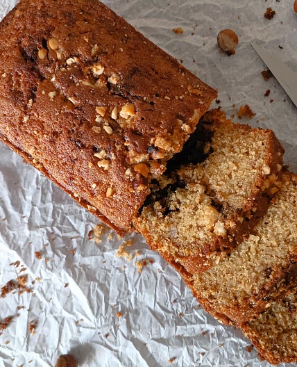 Banana Chocolate Swirl Cake