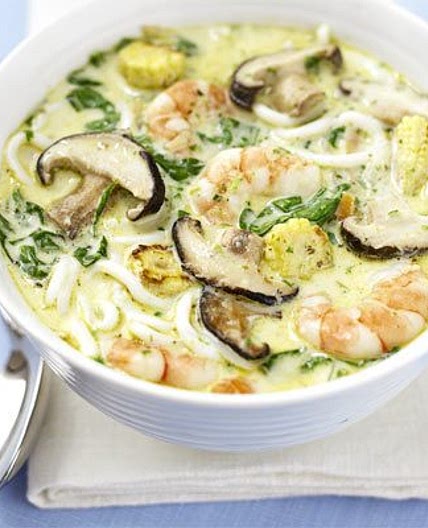Spicy prawn soup