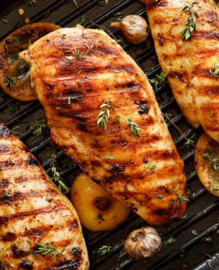 Grilled Dark Chicken Cutlets 