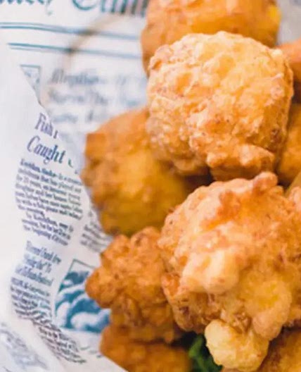 Okra Fritters with Cornmeal