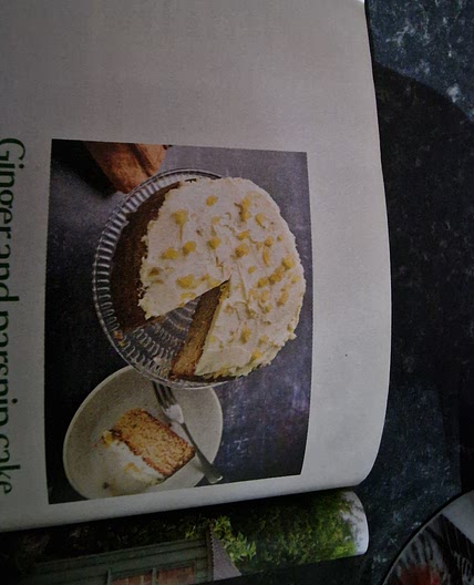 Ginger and parsnip cake