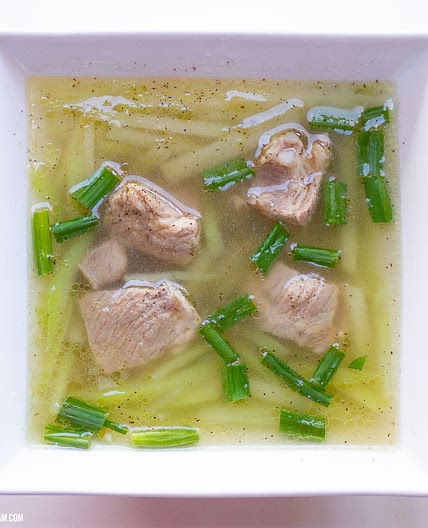 Vietnamese Pork Spare Rib Soup with Chayote (Canh Suon Nau Su Su) — Vicky Pham