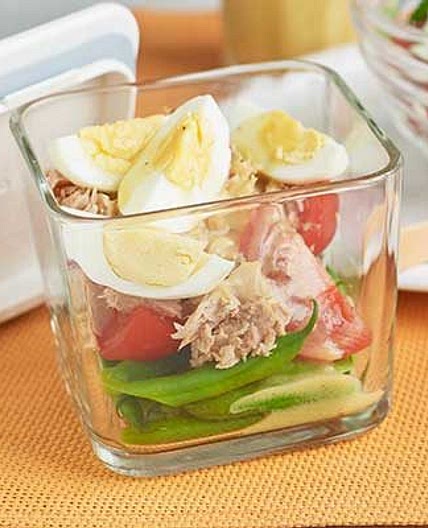 Tuna Niçoise protein pot