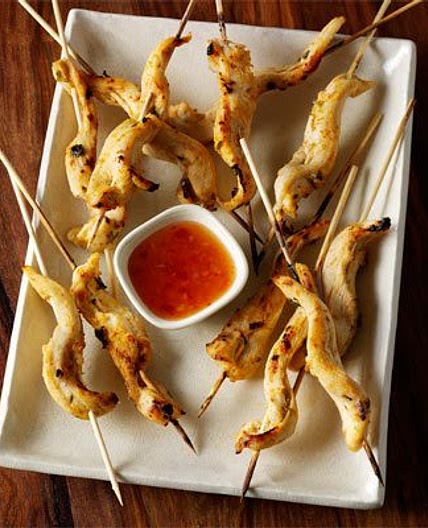 Thai chicken skewers