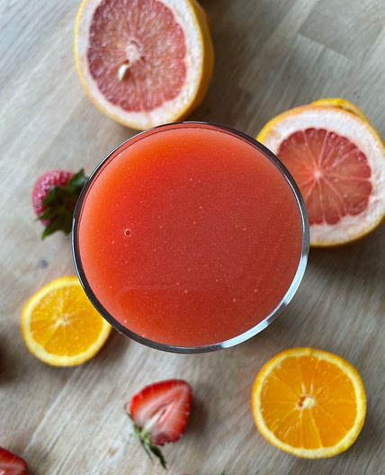 Orange Strawberry Grapefruit juice