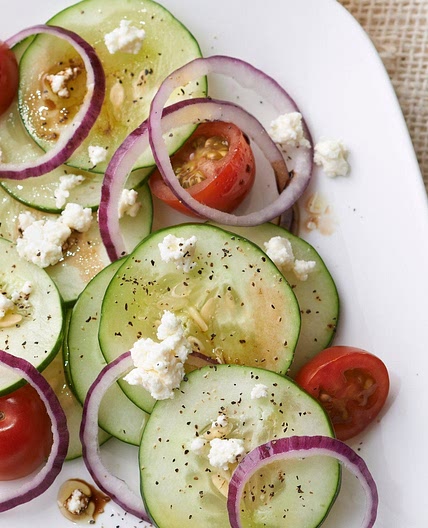 Balsamic Cucumber Salad