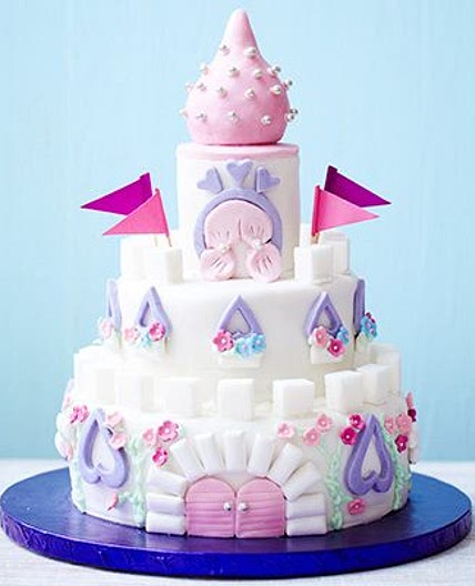 Easy castle cake