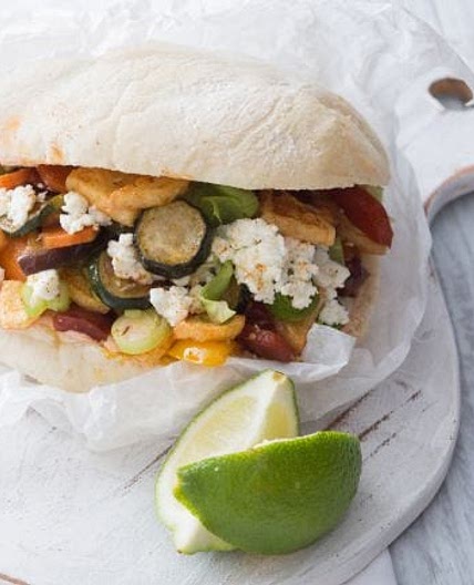 Kebab vegetariano