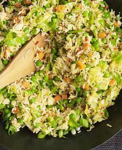 Spicy vegetable egg fried rice