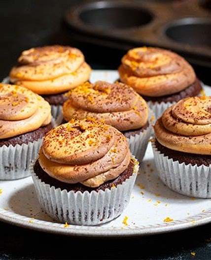 Chocolate orange cupcakes