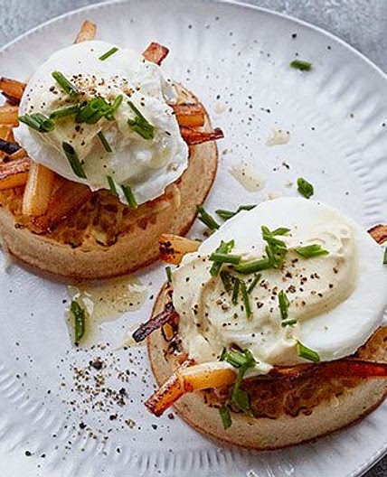 Salsify crumpets