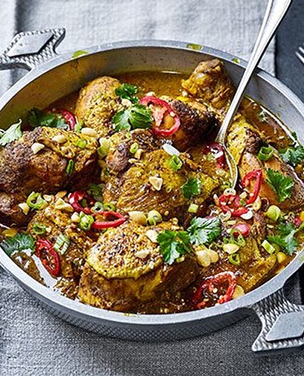 Peanut butter chicken curry