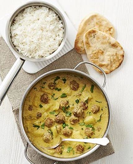 Turkey meatball & pineapple curry