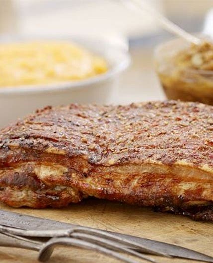 Sticky slow-roast belly of pork