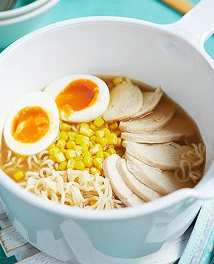 Chicken & sweetcorn ramen