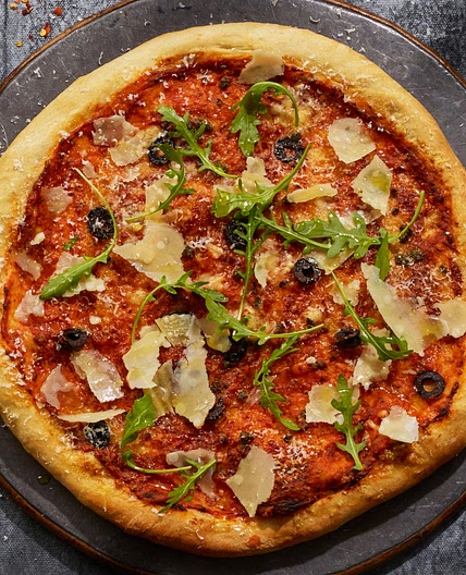 Lactose-free pizza