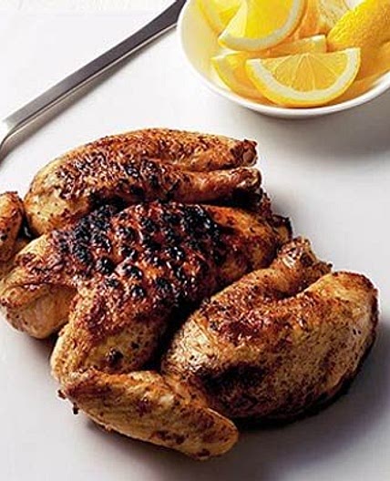 Spatchcock barbecue chicken