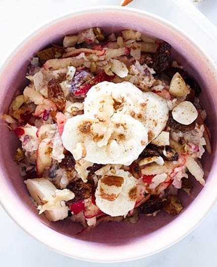 Bircher muesli with apple & banana