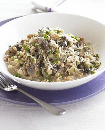 Spelt & wild mushroom risotto