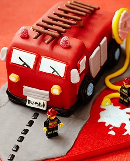 Fire engine cake