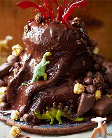 Easy volcano cake