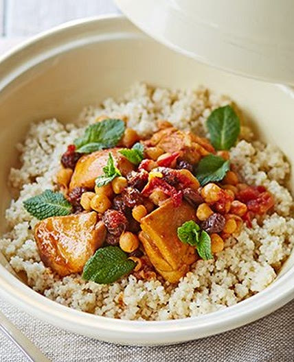 Easy chicken & chickpea tagine